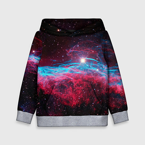 Детская толстовка Uy scuti star - neon space / 3D-Меланж – фото 1