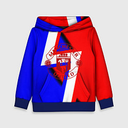 Детская толстовка Манчестер юнайтед геомтерия