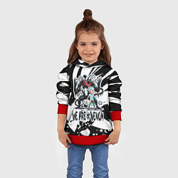 Толстовка-худи детская Rick Sanchez - we are Venom meme, цвет: 3D-красный — фото 2
