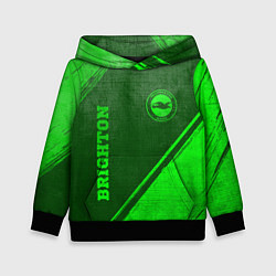 Детская толстовка Brighton - green gradient вертикально