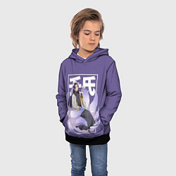 Толстовка-худи детская Джинши - Монолог фармацевта, цвет: 3D-черный — фото 2