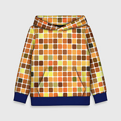 Толстовка-худи детская Осенняя палитра, цвет: 3D-синий