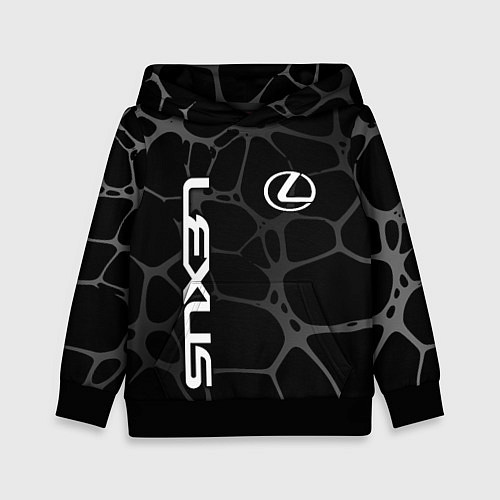 Детская толстовка Lexus - монохромный / 3D-Черный – фото 1
