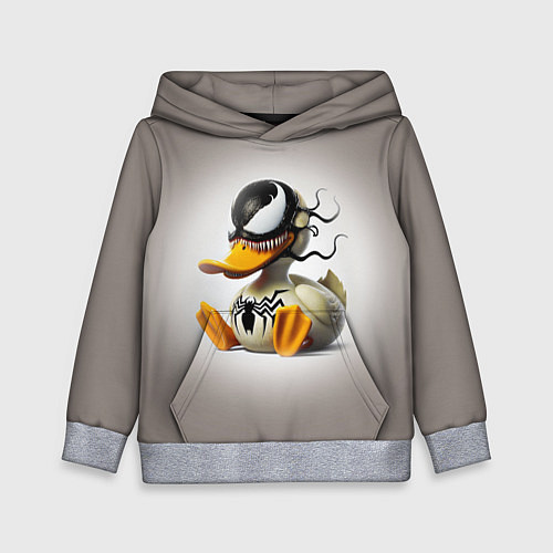 Детская толстовка Venom Duck - ai art fantasy / 3D-Меланж – фото 1