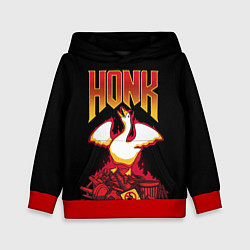 Толстовка-худи детская Goose - honk, цвет: 3D-красный