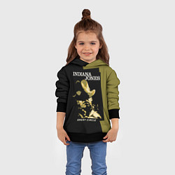 Толстовка-худи детская Indiana Jones and the Great Circle, цвет: 3D-черный — фото 2