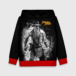 Толстовка-худи детская Indiana Jones, цвет: 3D-красный