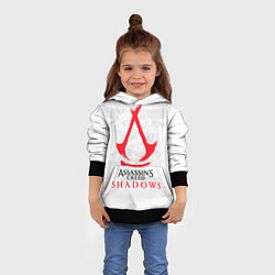 Толстовка-худи детская Assassins Creed Shadows - samurai, цвет: 3D-черный — фото 2