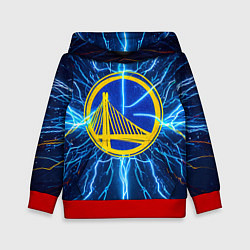 Детская толстовка Голден Стэйт Уорриорз в разрядах молнии