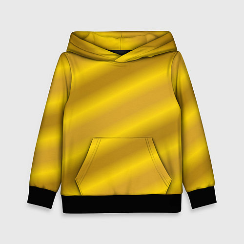 Детская толстовка Золотой градиент / 3D-Черный – фото 1