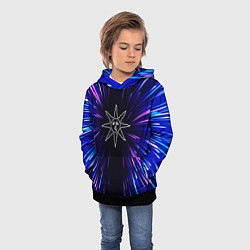 Толстовка-худи детская Dark Souls neon energy, цвет: 3D-черный — фото 2