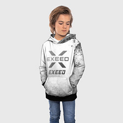 Толстовка-худи детская Exeed - white gradient, цвет: 3D-черный — фото 2
