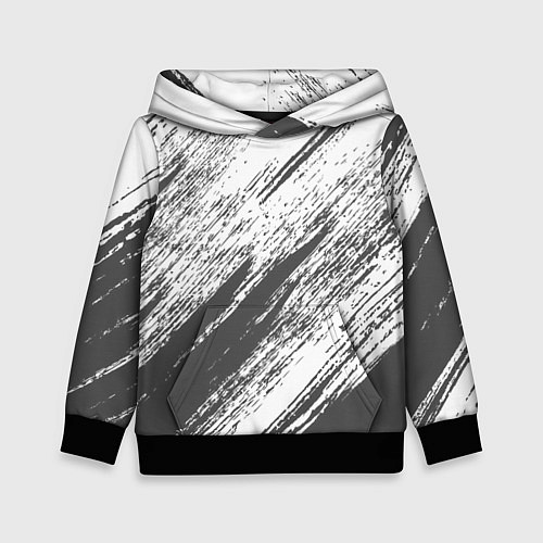 Детская толстовка The color is gray and white / 3D-Черный – фото 1