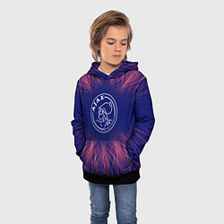 Толстовка-худи детская Ajax red energy, цвет: 3D-черный — фото 2