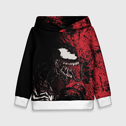 Детская толстовка Веном на красном