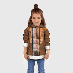 Толстовка-худи детская Костюм Крайвена охотника, цвет: 3D-белый — фото 2