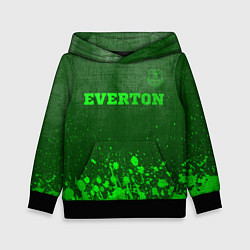 Детская толстовка Everton - green gradient посередине