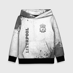 Детская толстовка Liverpool - white gradient вертикально