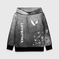 Детская толстовка Valorant - grey gradient вертикально