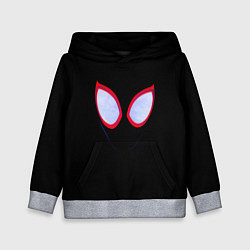 Толстовка-худи детская Человек паук глаза, цвет: 3D-меланж