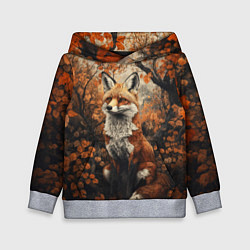 Детская толстовка Лис в лесной чаще