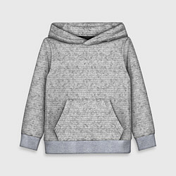 Толстовка-худи детская Текстура в тонкую полоску серый, цвет: 3D-меланж