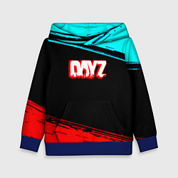 Толстовка-худи детская Dayz neon color, цвет: 3D-синий