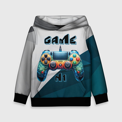 Детская толстовка Игровой джойстик / 3D-Черный – фото 1