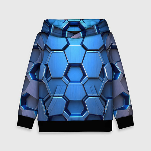 Детская толстовка Синий бронежилет / 3D-Черный – фото 1
