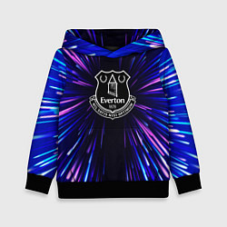 Толстовка-худи детская Everton neon energy, цвет: 3D-черный