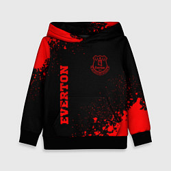 Детская толстовка Everton - red gradient вертикально