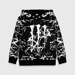 Детская толстовка Monster energy белые штрихи краско