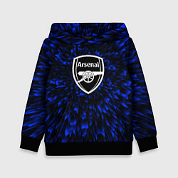 Толстовка-худи детская Arsenal blue energy, цвет: 3D-черный