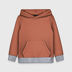 Детская толстовка Терракотовый паттерн в мелкий квадрат