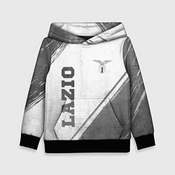 Толстовка-худи детская Lazio - white gradient вертикально, цвет: 3D-черный