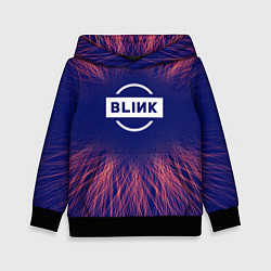Толстовка-худи детская Blackpink red energy, цвет: 3D-черный