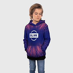 Толстовка-худи детская Blackpink red energy, цвет: 3D-черный — фото 2