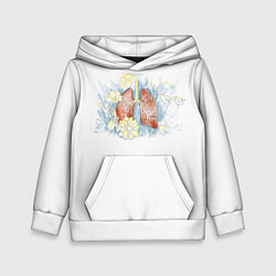 Толстовка-худи детская Легкое дыхание, цвет: 3D-белый