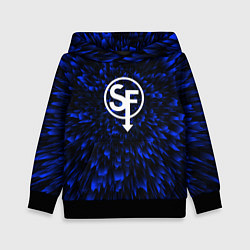 Детская толстовка Sally Face blue energy