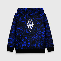Детская толстовка Skyrim blue energy