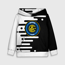 Толстовка-худи детская Inter geometry fc, цвет: 3D-белый