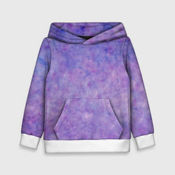 Толстовка-худи детская Фиолетовый свет фонаря, цвет: 3D-белый