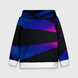 Толстовка-худи детская Multicoloured, цвет: 3D-белый