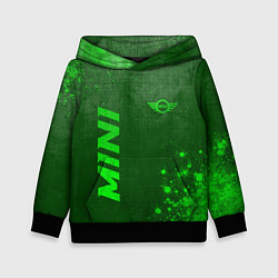 Детская толстовка Mini - green gradient вертикально