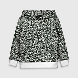 Детская толстовка Черепки паттерн