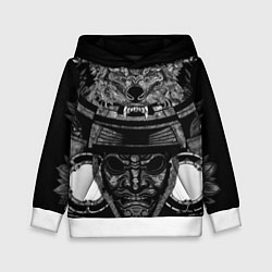 Детская толстовка Голова самурая в маске Они