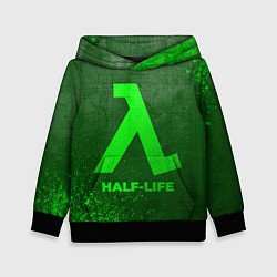Толстовка-худи детская Half-Life - green gradient, цвет: 3D-черный