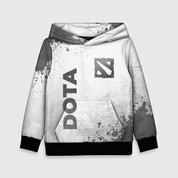 Толстовка-худи детская Dota - white gradient вертикально, цвет: 3D-черный