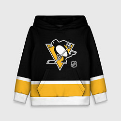 Толстовка-худи детская Питтсбург Пингвинз хоккей, цвет: 3D-белый