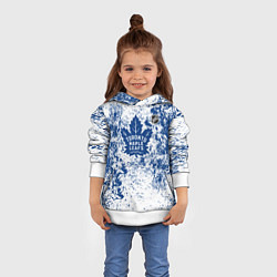 Толстовка-худи детская Toronto Maple Leafs NHL white, цвет: 3D-белый — фото 2